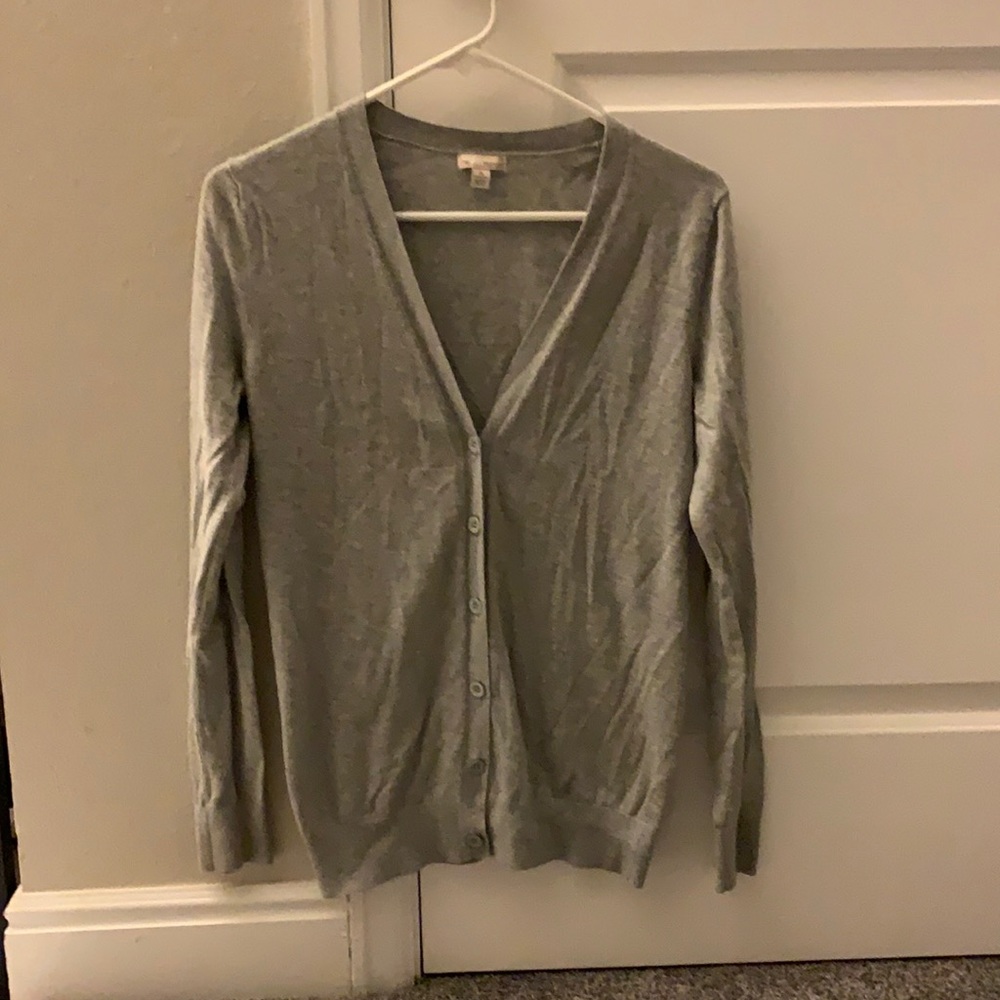 Gap Cardigan with Grey Buttons